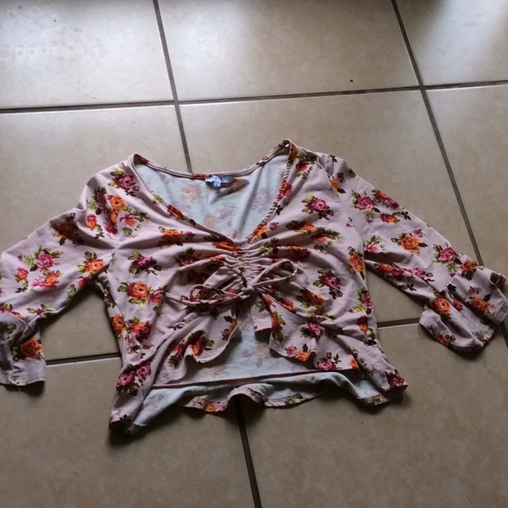 Floral croptop